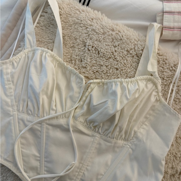 Cotton Candy LA White Corset - Picture 1 of 3